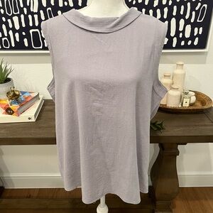 NWOT Women’s Boutique Sleeveless Blouse - 2XL - Cornflower Blue